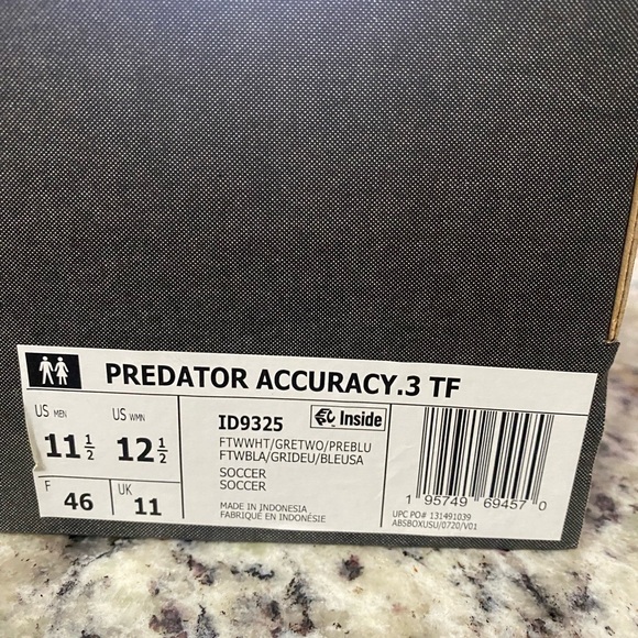 adidas Predator Accuracy.3 TF Soccer Cleats - Picture 12 of 12